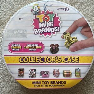 2/$20 Toy Mini Brands NWT Series 3 with 5 minis to unbox, 2 exclusive plus case!